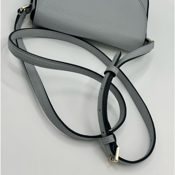 LIKE NEW Kate Spade Leila Mini Flap Crossbody - Avalon Mist - Picture 12 of 14